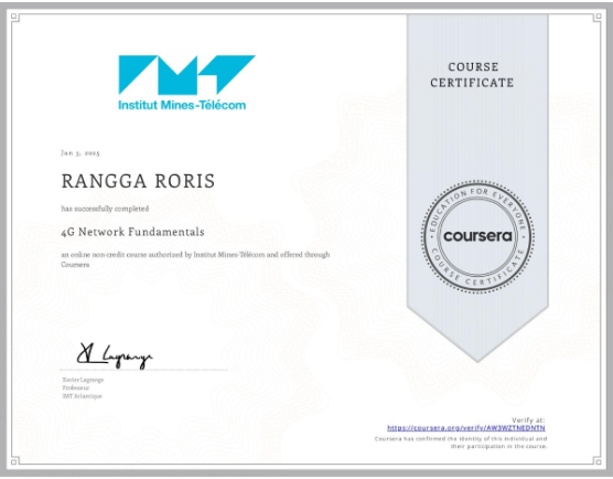 Course Certificate